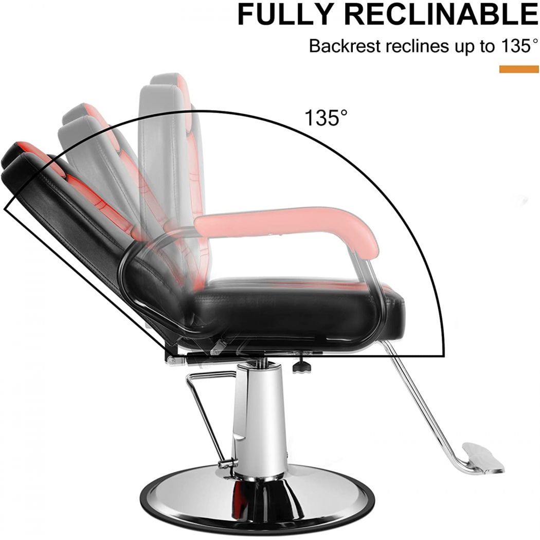 Heavy Duty Hydraulic Reclining Seat Beauty Hair Salon Chair